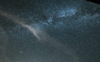 Wallpaper Low Angle Gray Building Stargazing