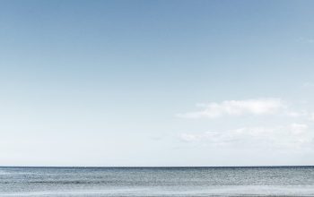 Wallpaper Landscape Photography of Sea and Sky