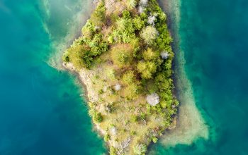 Wallpaper Bird’s Eye View of Islet