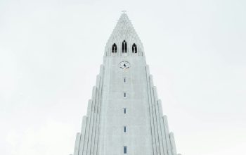 Wallpaper Grey Concrete Cathedral