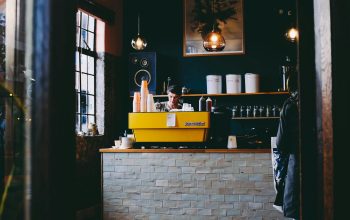 Wallpaper Man Beside a Yellow Table