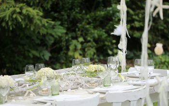 Wallpaper Fine Dining Outdoor Setting