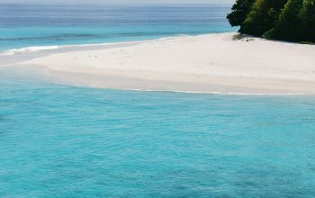 Wallpaper Seashore Island Paradise