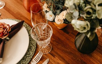 Wallpaper Table Centerpiece