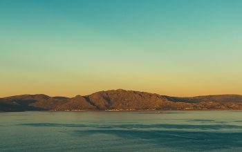Wallpaper Sea and Island Daytime