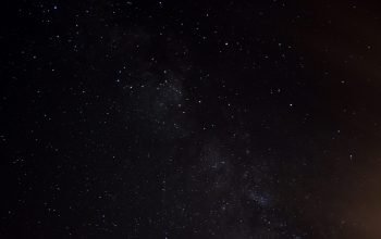 Wallpaper Black and Brown Starry Night