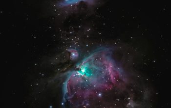 Wallpaper Blue and White Galaxy with Stars