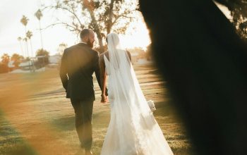 Wallpaper Man and Woman Walking on Road During Daytime