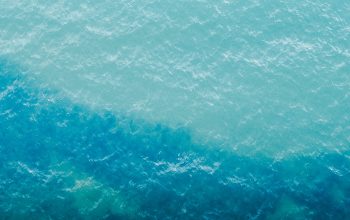 Wallpaper Aerial View of Ocean During Daytime