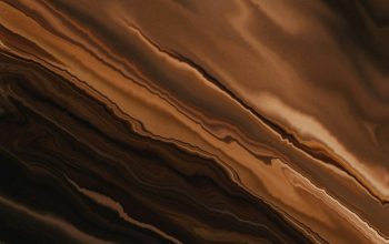 Wallpaper Abstract Brown and Black Swirl