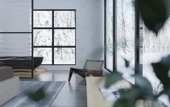 Wallpaper A Room with a Table and Chairs