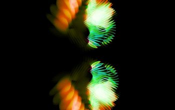 Wallpaper Abstract Colorful Lights