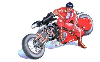 Wallpaper Akira Motorcycle Anime Mitsuru Kuwata