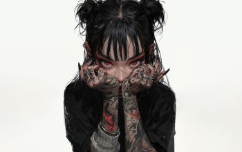 Wallpaper Anime Girl Tattoo