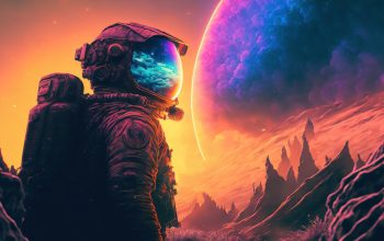 Wallpaper Astronaut Sci-Fi