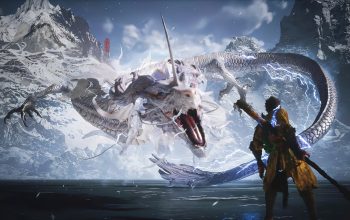 Wallpaper Black Myth Wukong Dragon