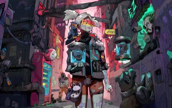 Wallpaper Cyberpunk 2077 Girl Art
