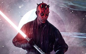 Wallpaper Darth Maul Lightsaber Star Wars