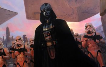 Wallpaper Darth Vader Stormtroopers Star Wars