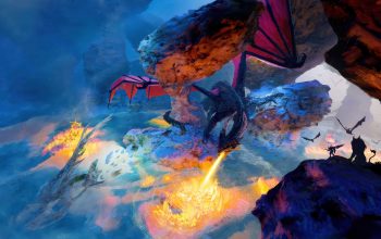 Wallpaper Dragon Fantasy Art