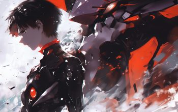 Wallpaper Evangelion Shinji