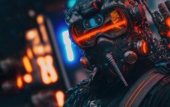 Wallpaper Futuristic Soldier Sci-Fi
