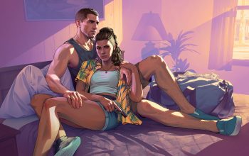 Wallpaper GTA 6 Jason and Lucia Motel