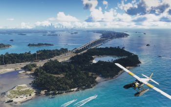 Wallpaper GTA 6 Leonidas Keys Aerial View