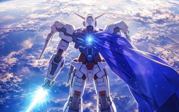 Wallpaper Gundam Galaxy Space Planet