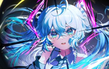 Wallpaper Hatsune Miku Crosshair