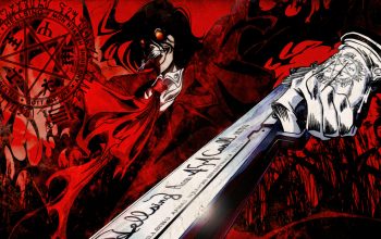 Wallpaper Hellsing Ultimate Alucard Gun