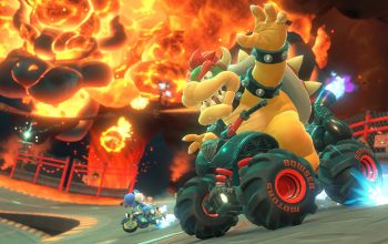 Wallpaper Mario Kart World Bowser