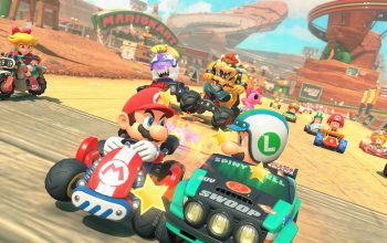 Wallpaper Mario Kart World: Mario & Luigi