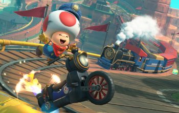 Wallpaper Mario Kart World Toad