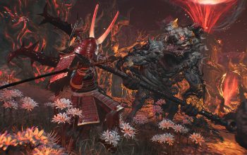 Wallpaper Nioh 3 Monster Samurai Battle