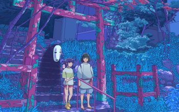 Wallpaper No-Face My Neighbor Totoro