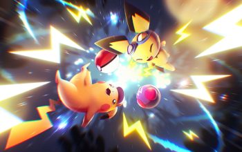 Wallpaper Pikachu Pichu Pokeball Pokemon