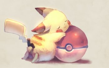 Wallpaper Pikachu Pokeball