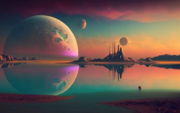 Wallpaper Planet Scenery Sci-Fi