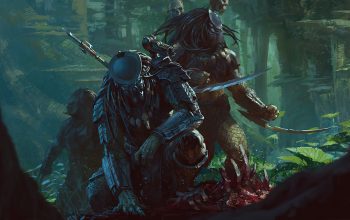 Wallpaper Predator Warrior Art