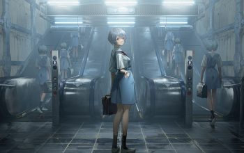 Wallpaper Rei Ayanami Evangelion