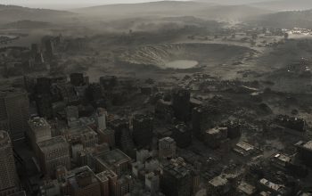 Wallpaper Resident Evil Requiem City