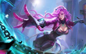 Wallpaper Sci-Fi Girl Warrior Chain