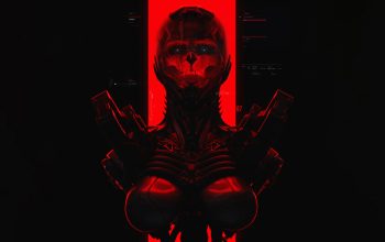 Wallpaper Sci-Fi Skull Soldier