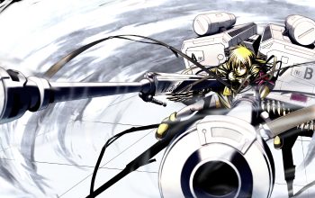 Wallpaper Seras Victoria Cannon Guns Hellsing Ultimate