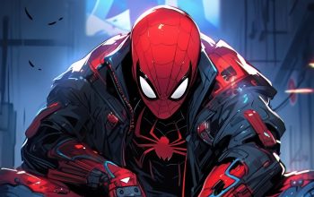Wallpaper Spider-Man Cyberpunk