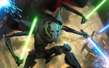 Wallpaper Star Wars General Grievous Lightsaber