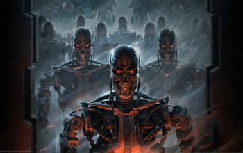 Wallpaper Terminator Sci-Fi Game