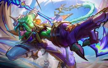 Wallpaper Wukong Soul Fighter Skin LoL WR Splash Art