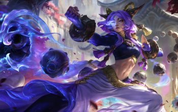 Wallpaper Yunara LoL Splash Art